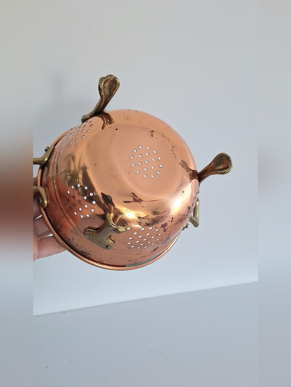 Small copper colander - Picture 6 of 14